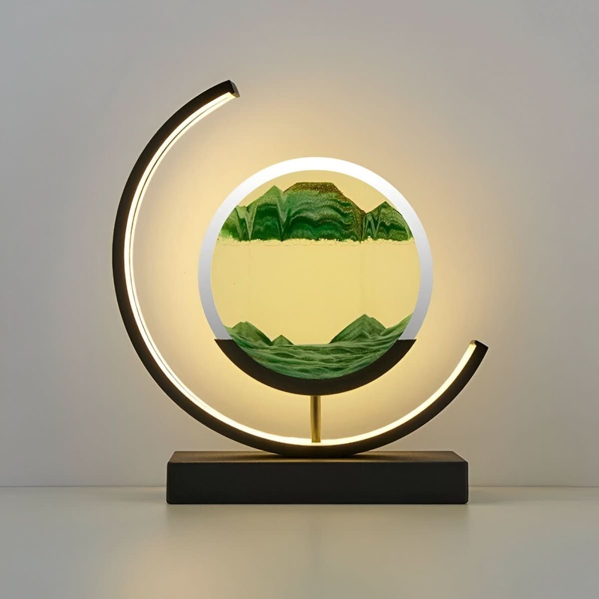 Ambient LED Sand Lamp with Moving Sand for Decorative Lighting