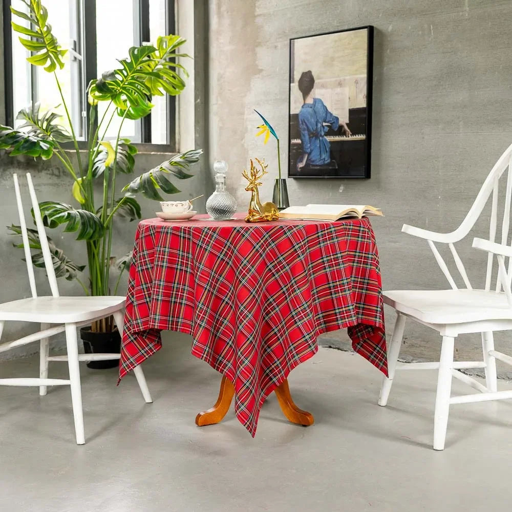 Christmas Checkered Tablecloth – Last Day Discount