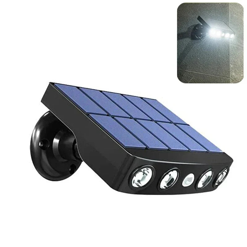 Solar Light with Motion Sensor | 4 LEDs | Weatherproof & Wireless