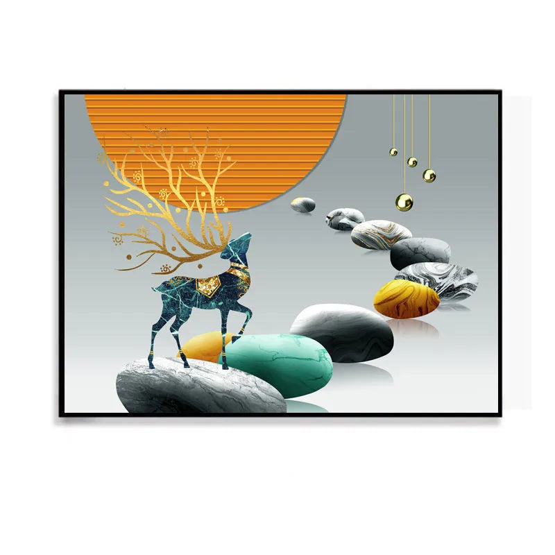 Canvas Electric Box Cover with Art View Design