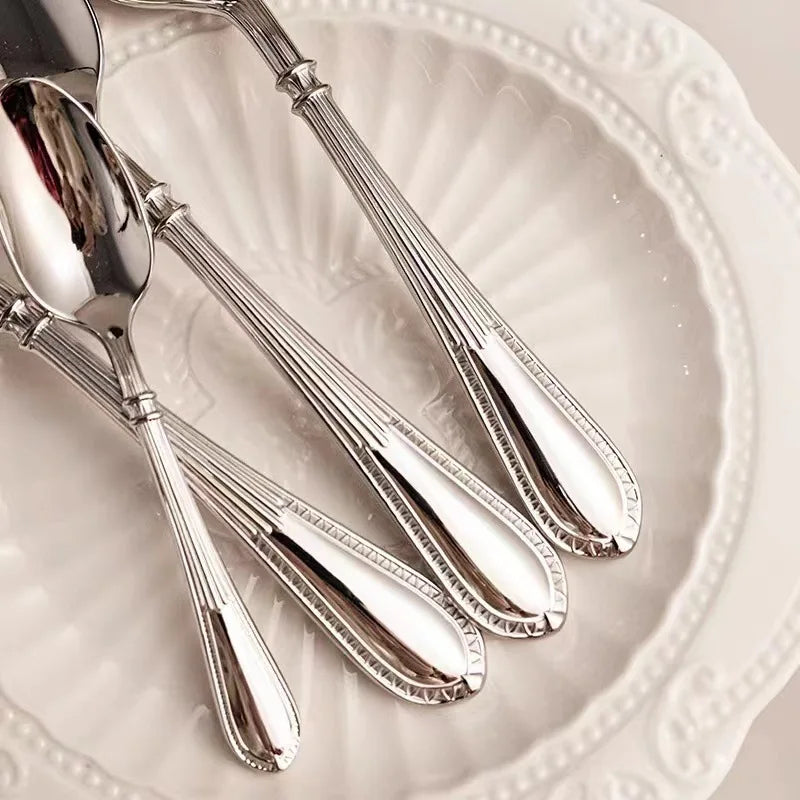 Stainless Steel Flatware Set – 20 Pieces of 18/10 Cutlery