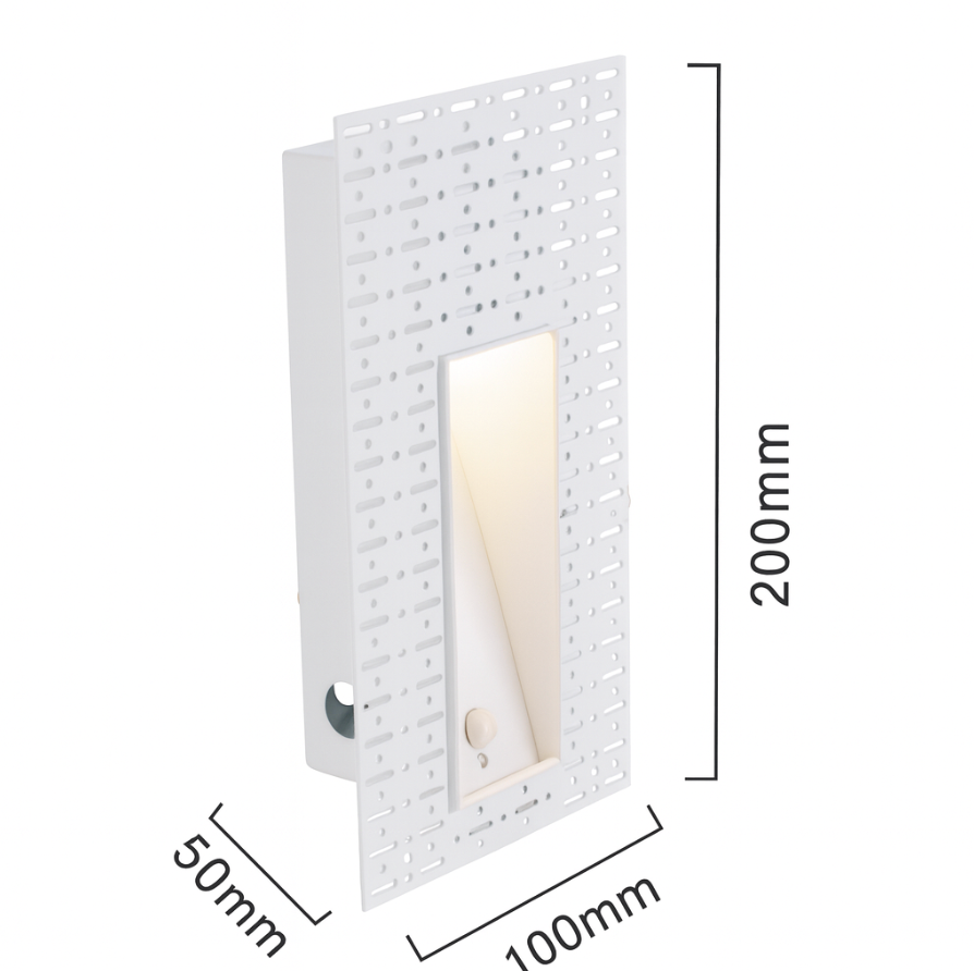 LED Wall Light for Stairs - Frameless Stainless Steel Design