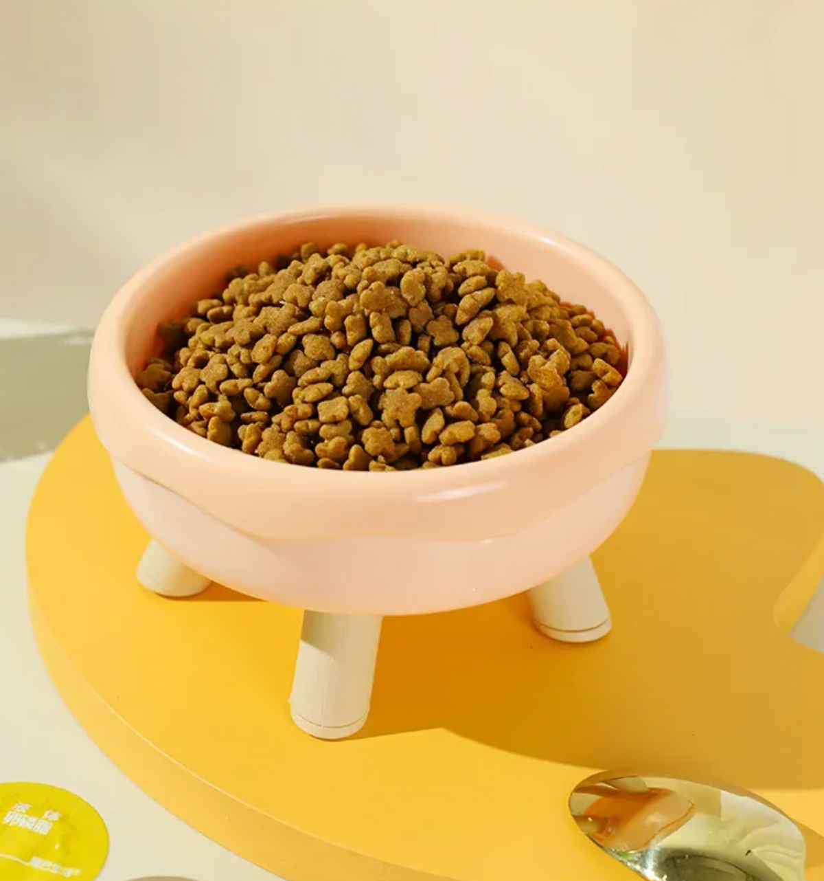 Pet Feeding Dish - Circular Animal Food Container