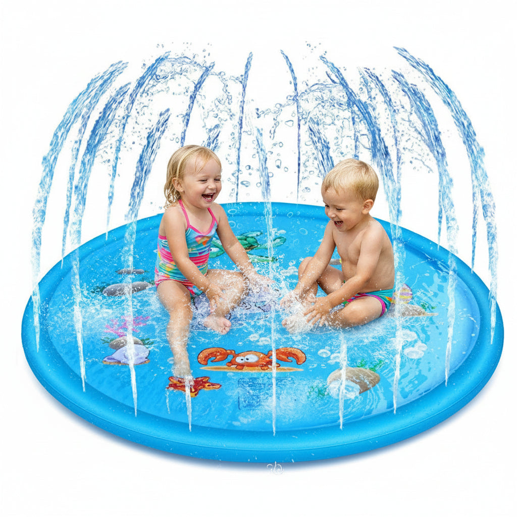 Educational Splash Play Mat for Interactive Water Fun