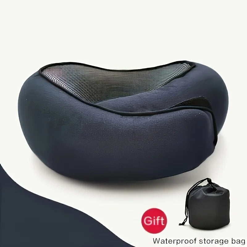Ergonomic U-Shaped Travel Pillow | Soft and Compact | Ideal for Flights, Cars, Office