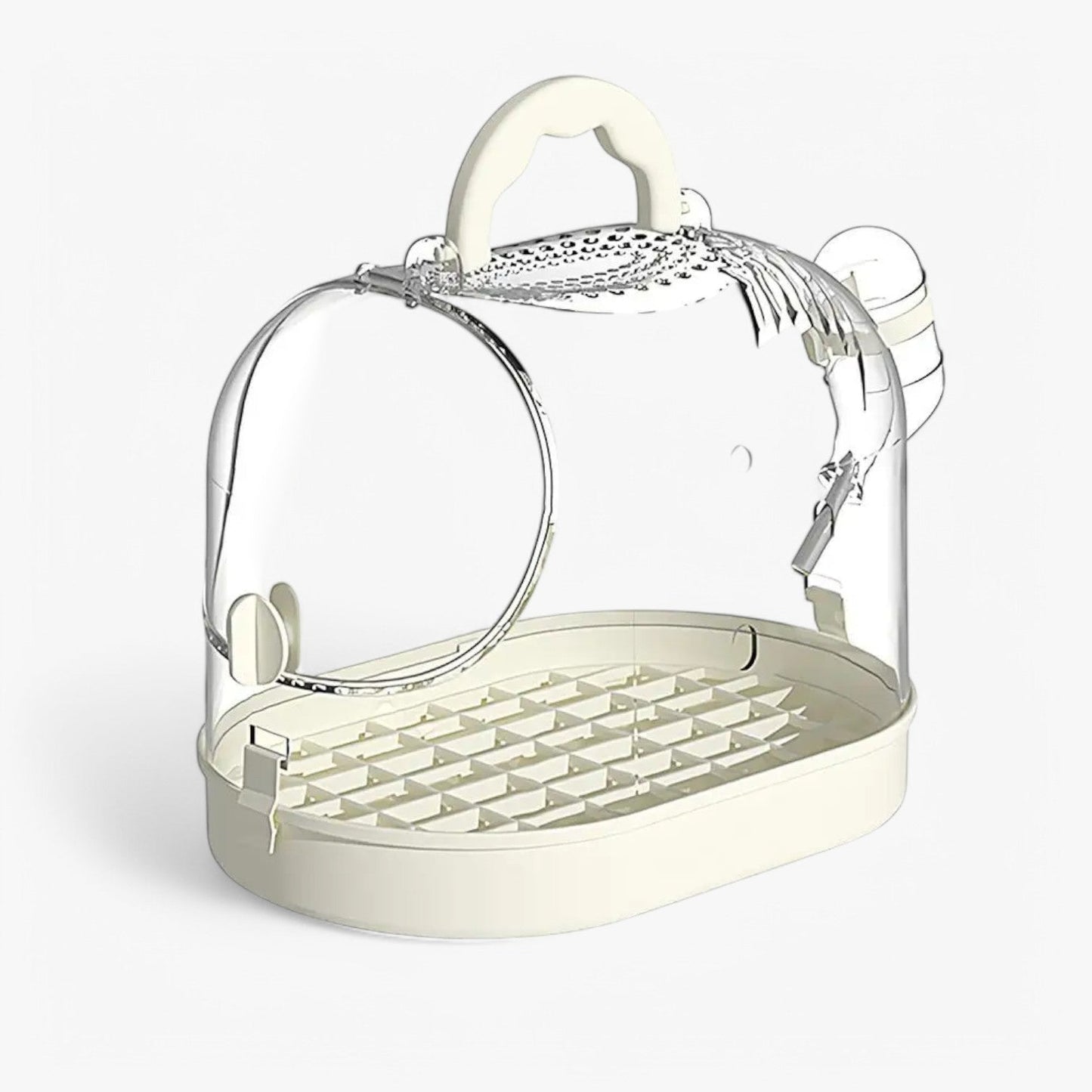 Lightweight Pet Carry Cage for Small Animals and Birds