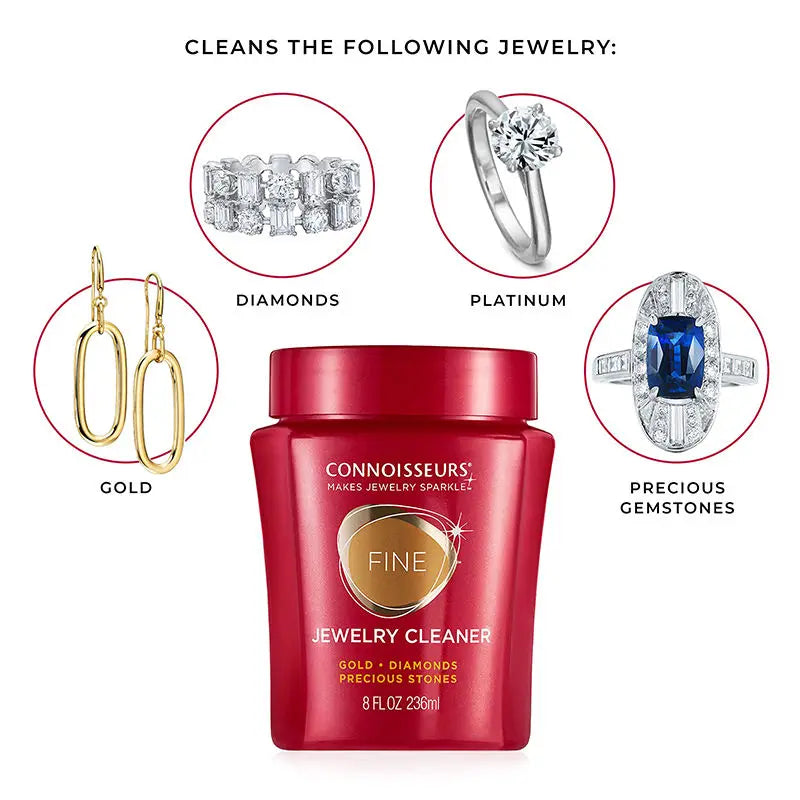 Jewelry Care Kit with Cleaning Tray and Soft Brush