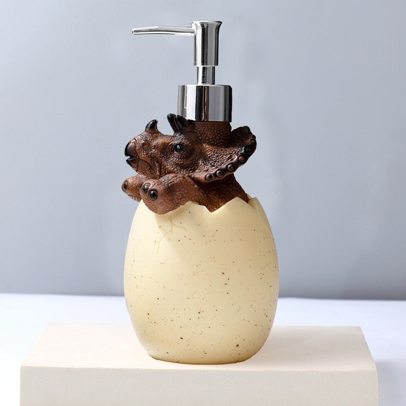 Dinosaur-Themed Soap Dispenser for Kids