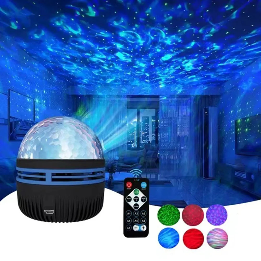 Galaxy Projector Light with 360° Rotation and USB Connectivity