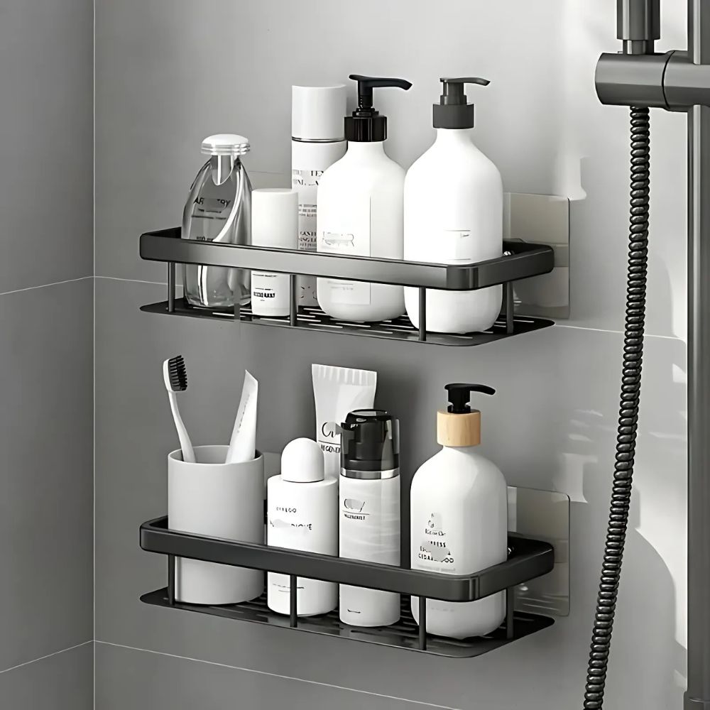 Wall-Mounted Shower Storage Solution