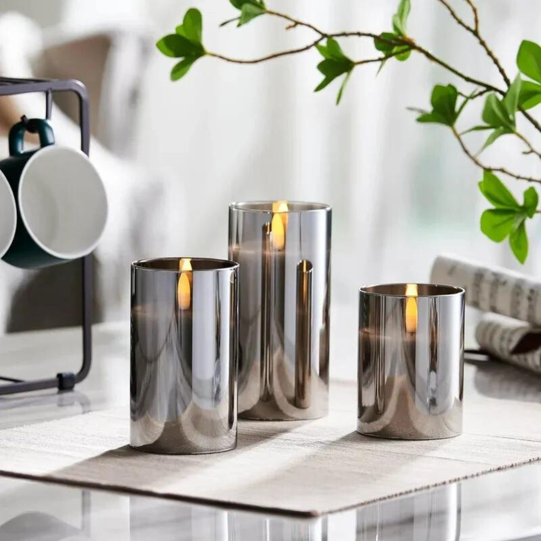 LED Candles with Realistic Flame Effect for Safe Ambient Illumination