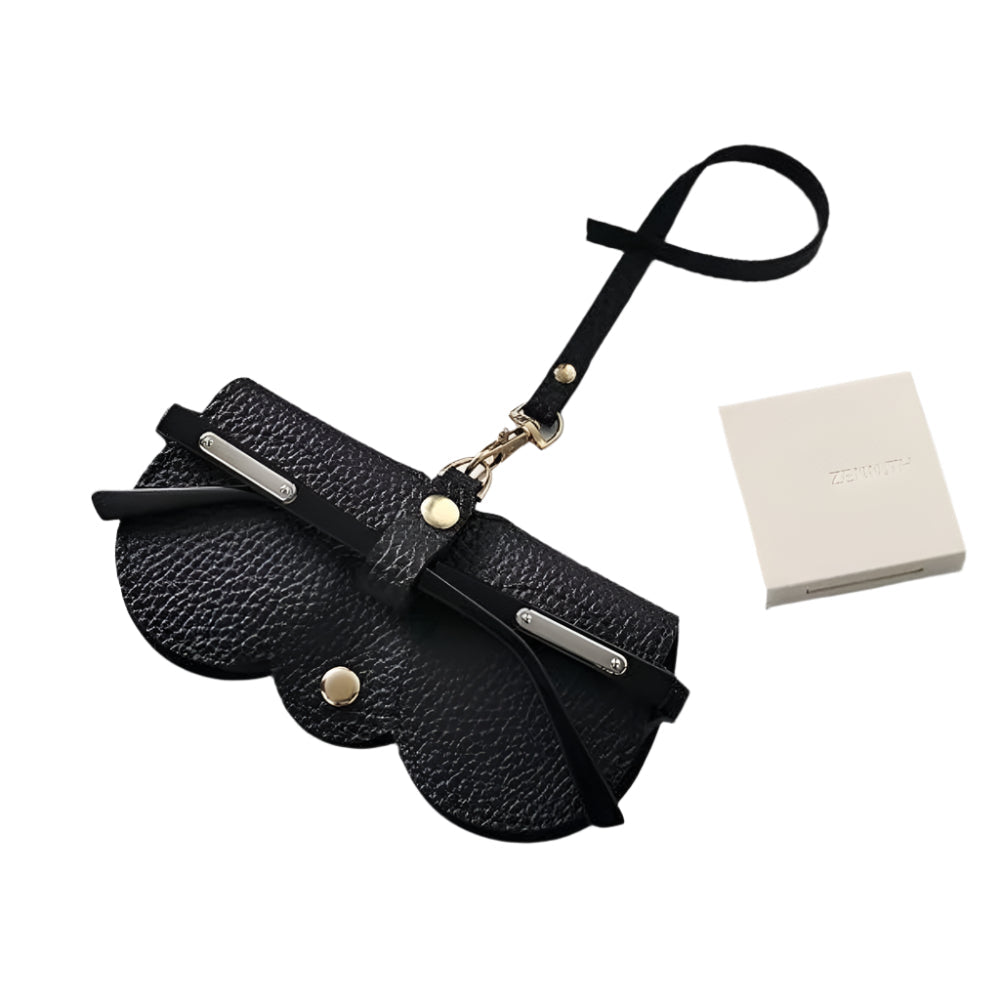 Elegant Leather Eyewear Case | Stylish Protection for Your Glasses