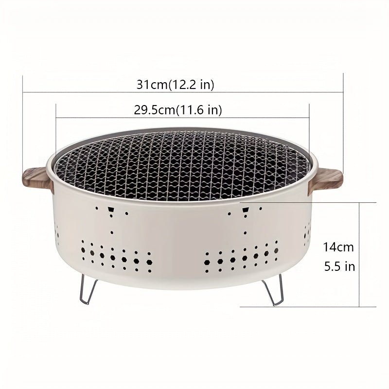 Portable Electric Smokeless Grill for Outdoor Cooking