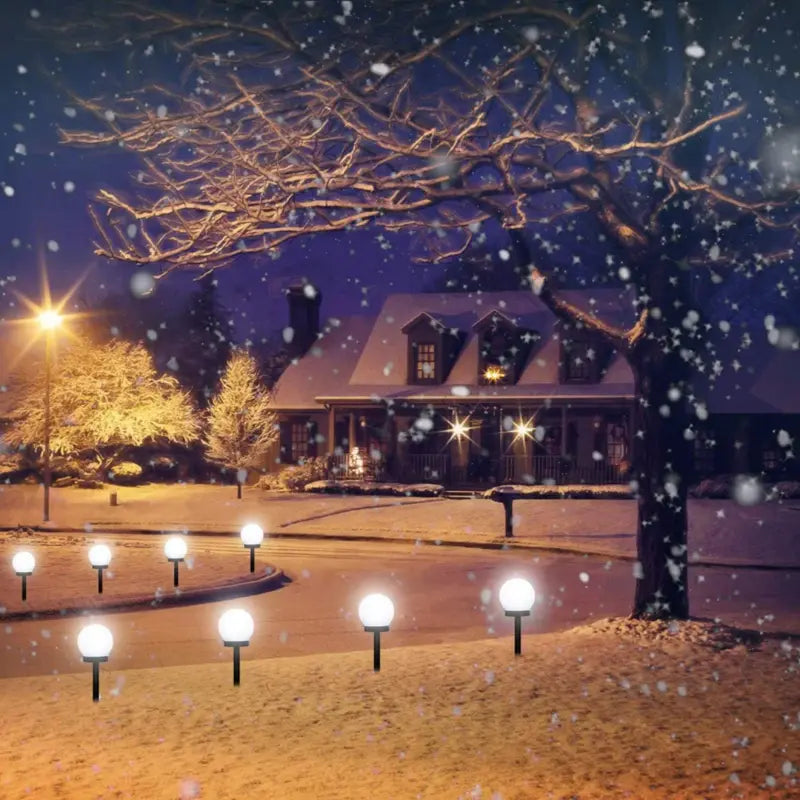 Radiant Solar Sphere Lights | Automatic Dusk Detection | Wireless Illumination