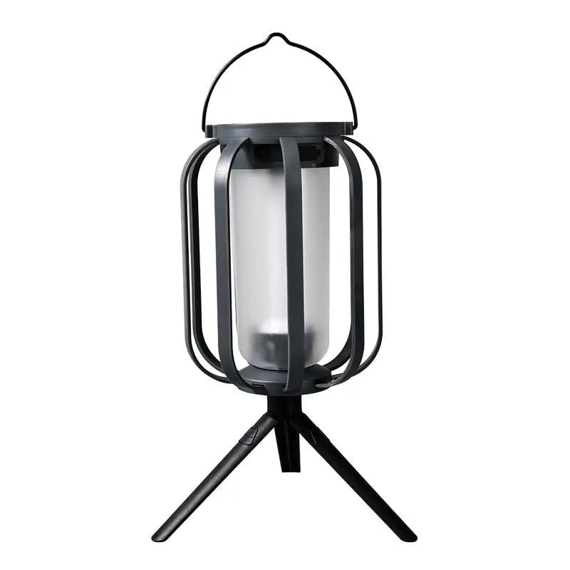 Solar Light with Real Flame Effect - BurstGlow Design