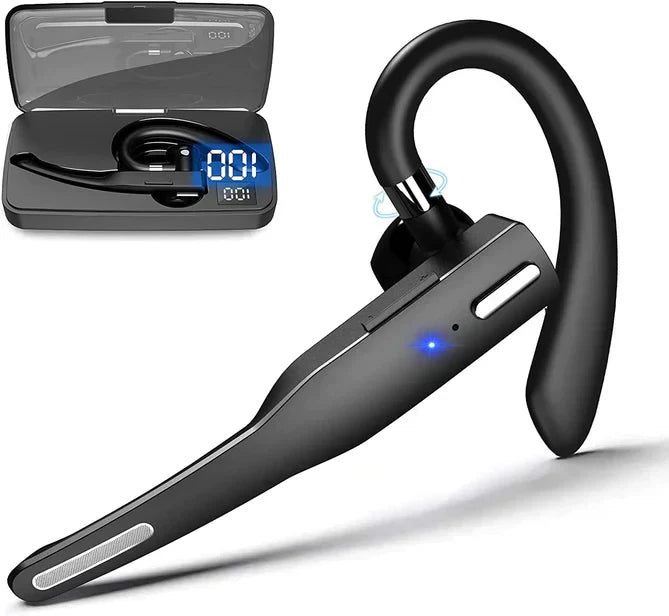 Bluetooth 5.1 Wireless Headphones with Dual Mics and Noise Reduction