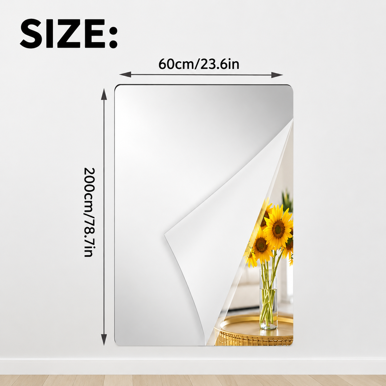 Transform Your Space with Our Flexible Mirror Film