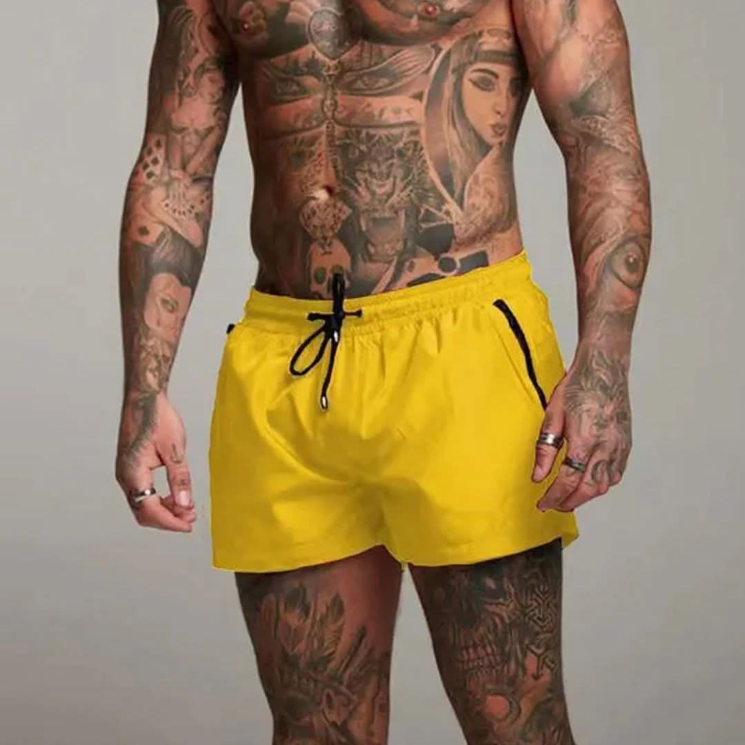 Men's Quick-Dry Stretch Swim Shorts for Comfort