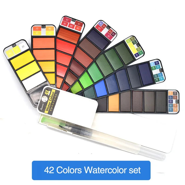 Pocket Watercolor Art Set - Unleash Your Creativity Anywhere
