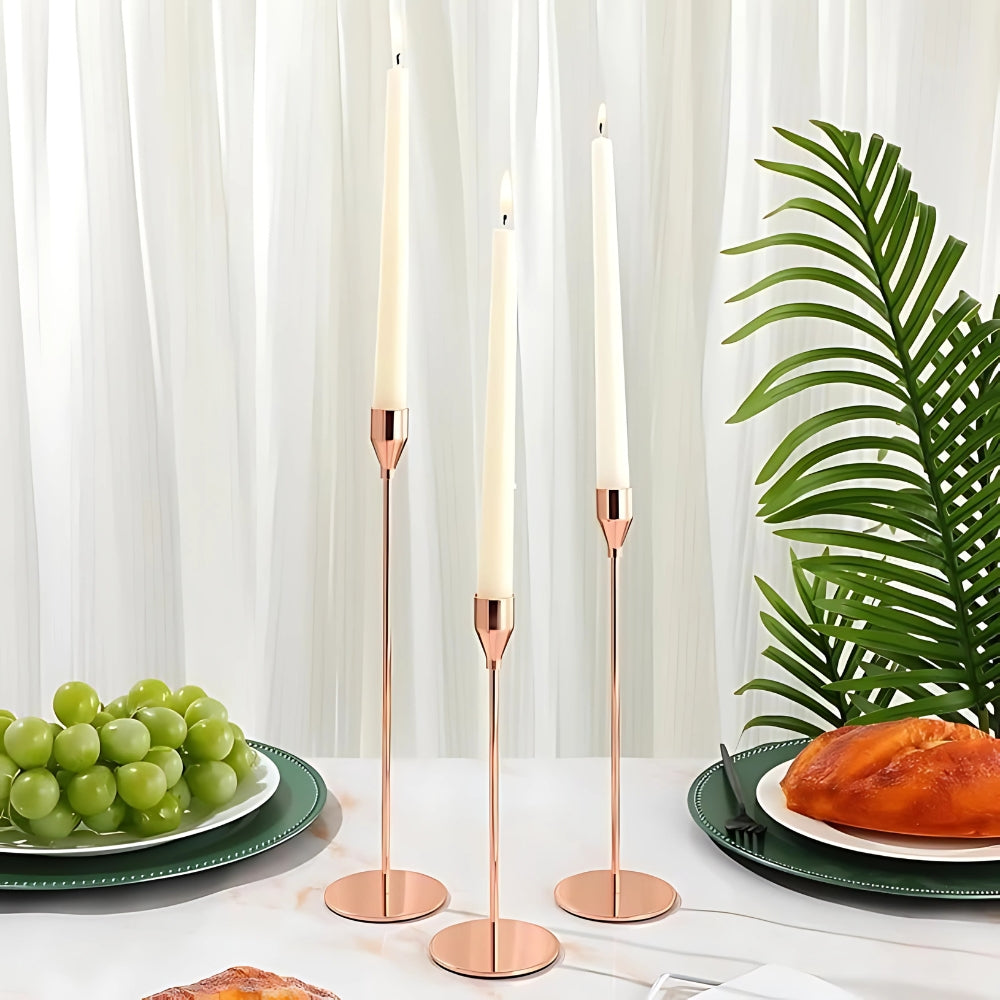 Elegant Trio Candle Stand Set for Modern Homes
