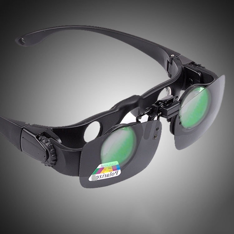 8x Zoomable Fishing Binoculars with Telescope and Three-Color Clip