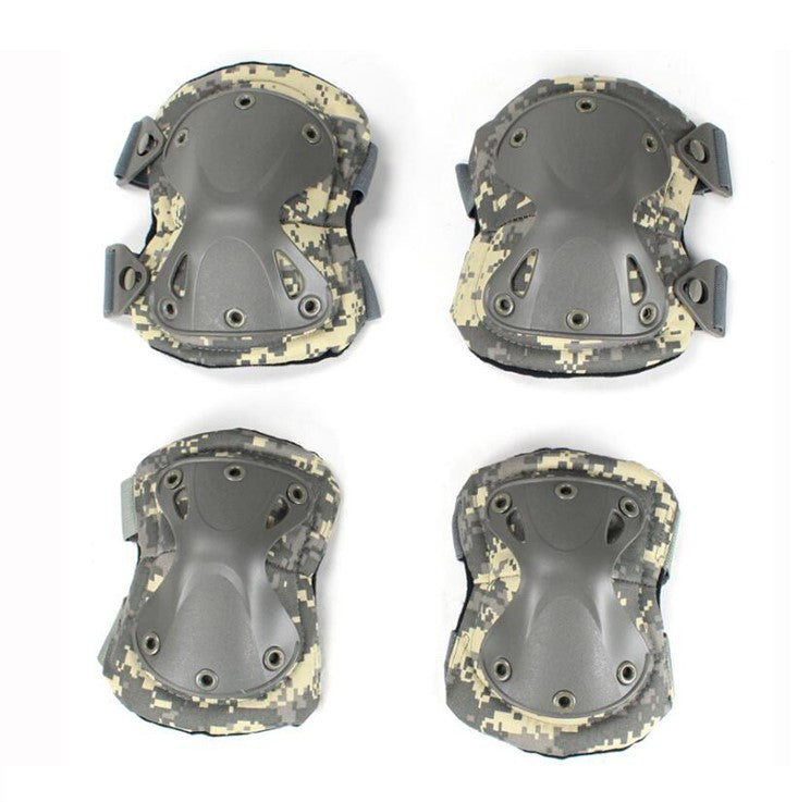 Elbow and Knee Protection Pads for Tactical Use