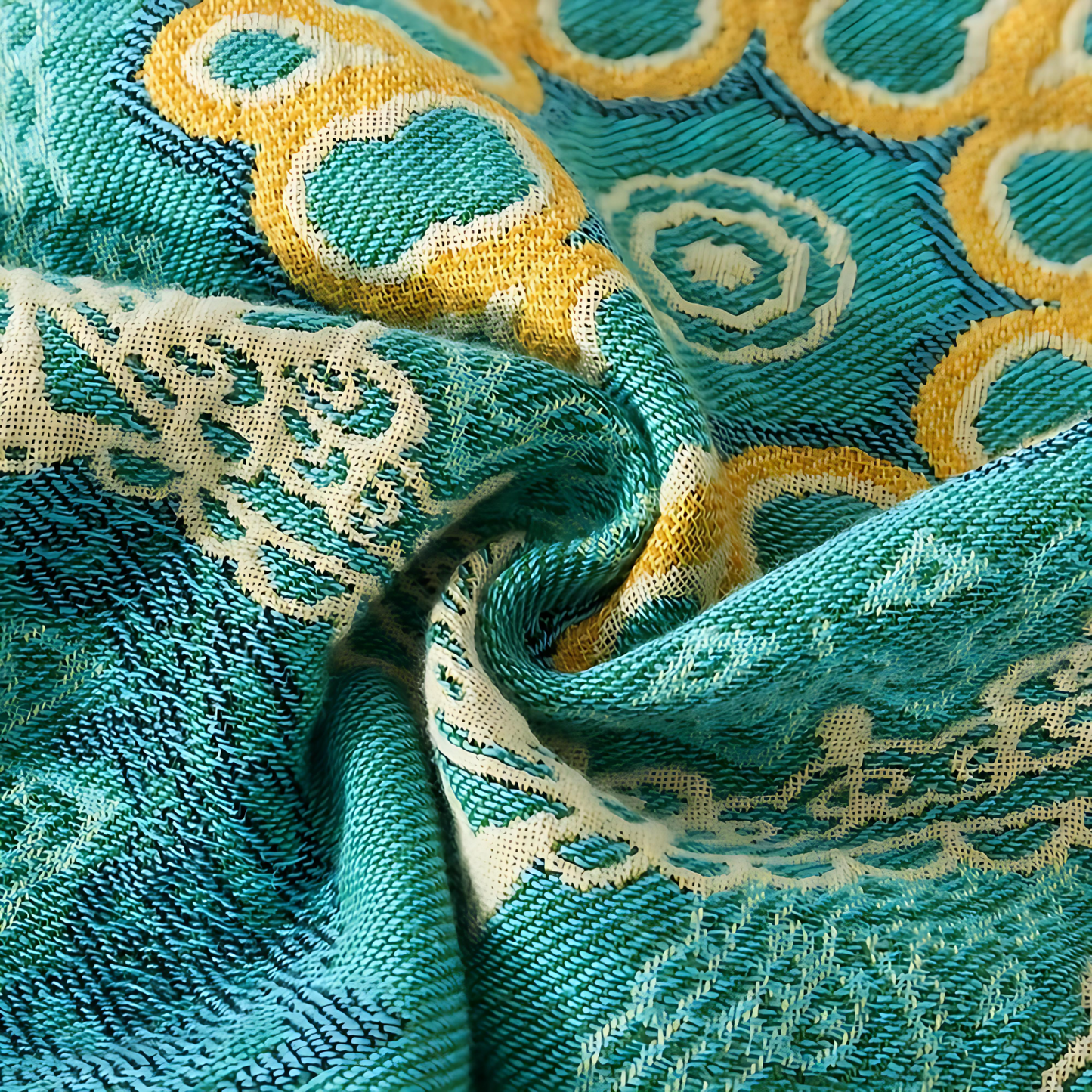 Vibrant Cotton Bohemian Blanket for All Seasons
