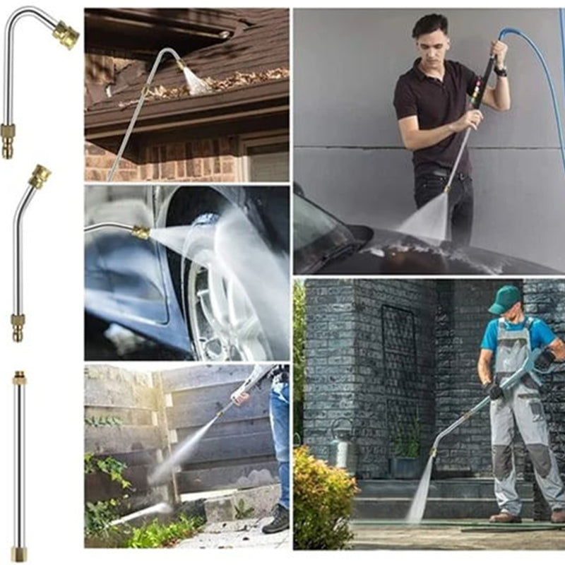 Extendable High-Pressure Cleaner for Safe Heights