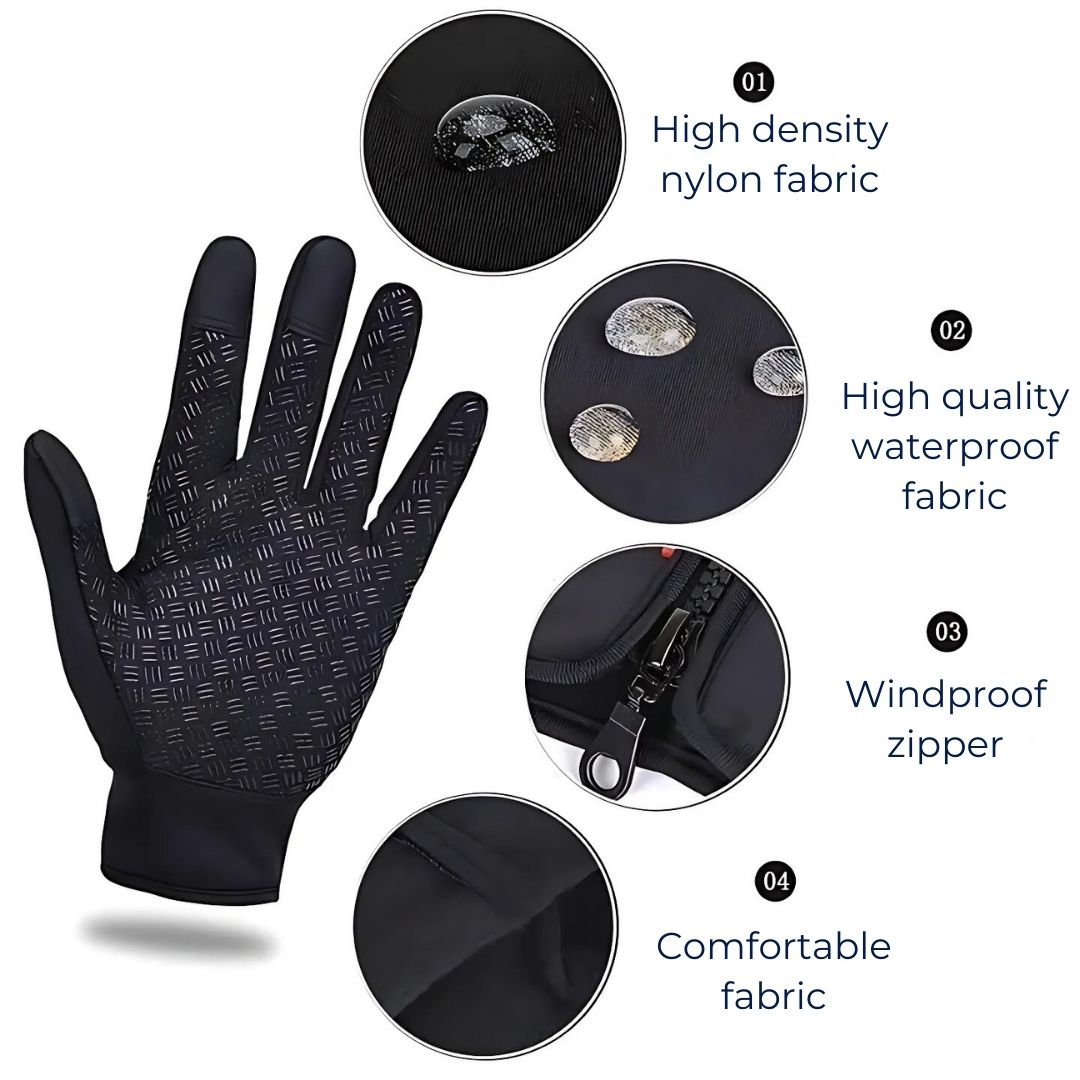 ThermoGlove Pro – Insulated Touchscreen Winter Gloves with Battery Heat