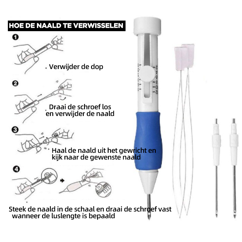 CraftMaster Needle Set – Transform Basic Fabrics into Stunning Creations