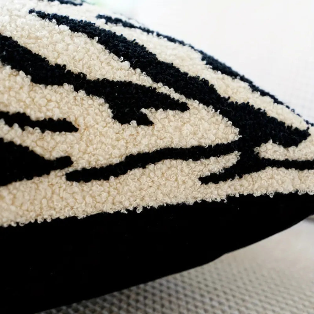 Modern Jungle Print Throw Pillow Case