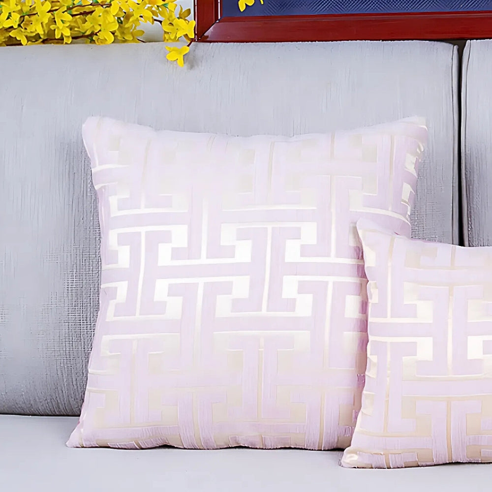 Chic Labyrinth Design Throw Pillow Cover