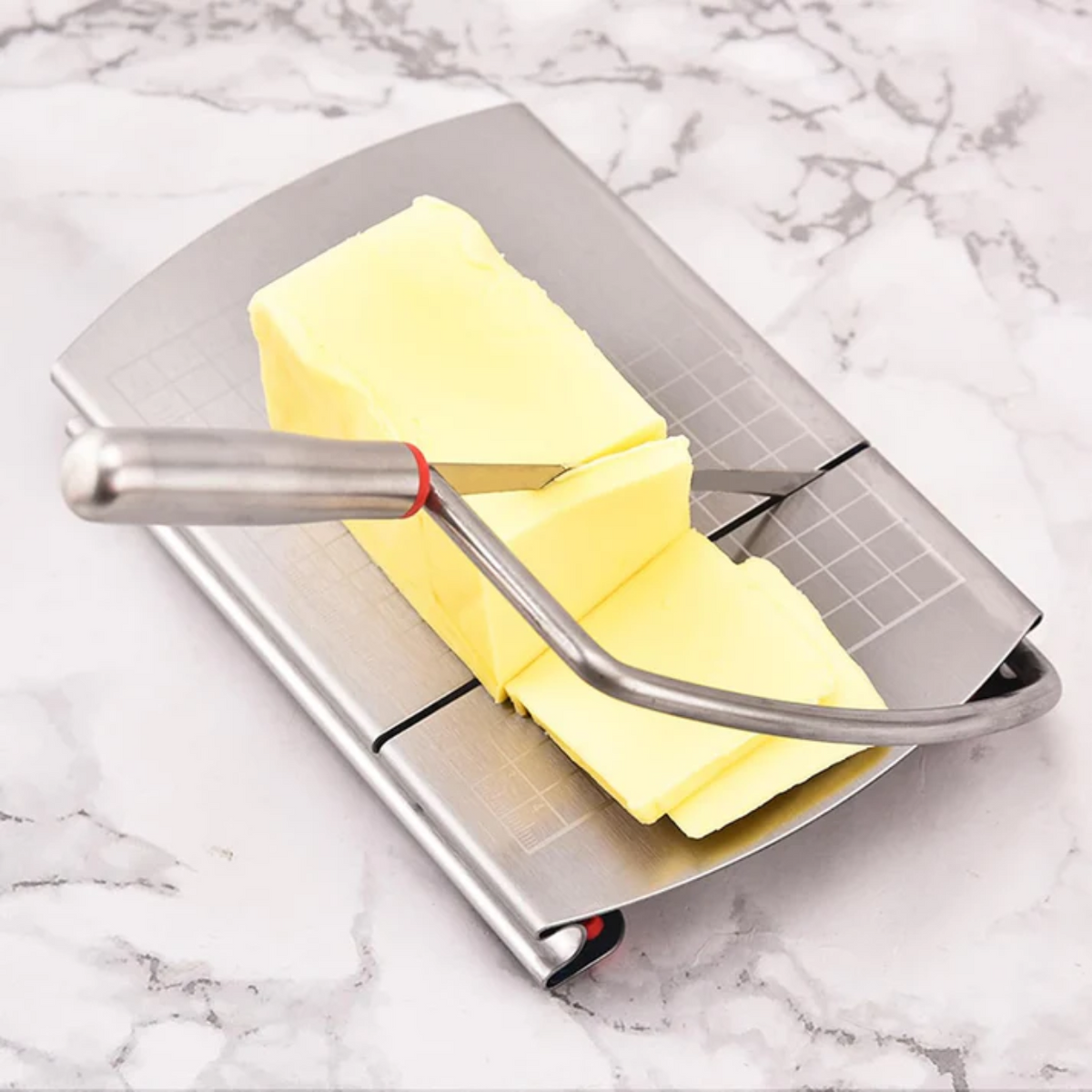 Stainless Steel Cheese Slicer with Precision Cutting Blade