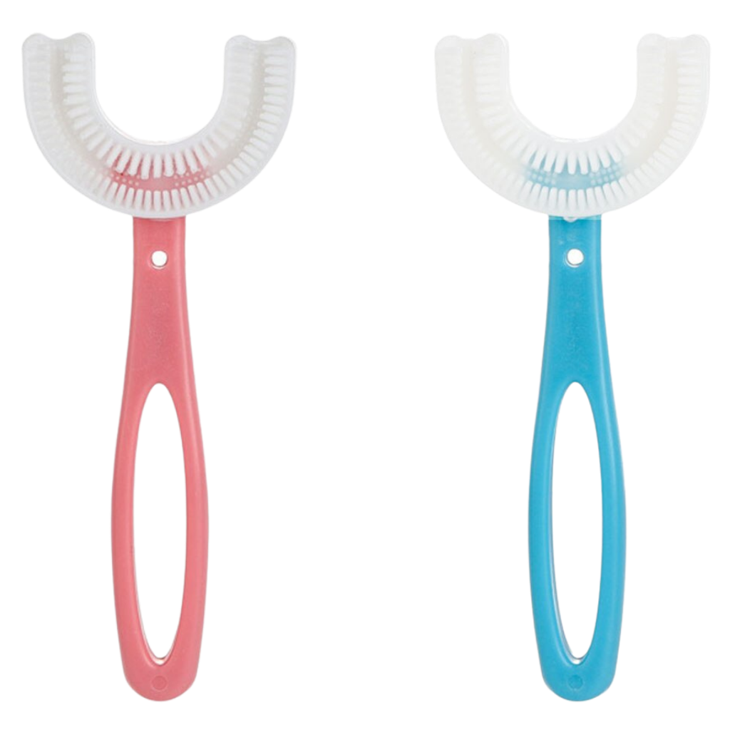 Children's U-Shaped Toothbrush Set (2 Pack)