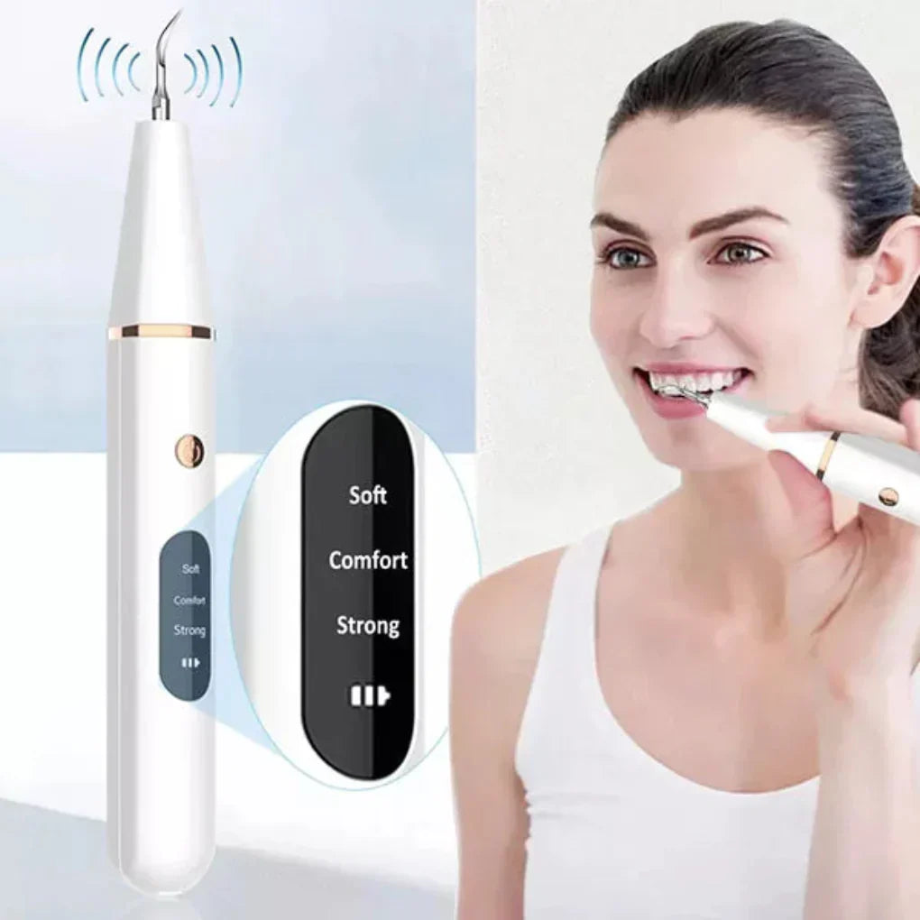Ultrasonic Dental Cleaner – Electric Tartar Removal Device for Home Use
