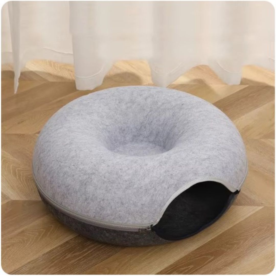 Cat Tunnel and Playhouse - PawDonut Design