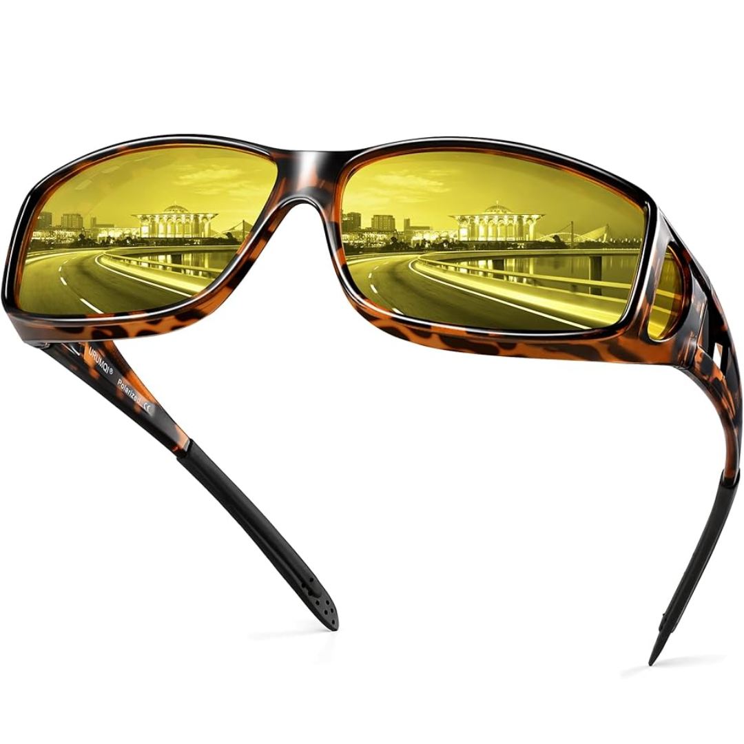 Night Vision Polarised Driving Glasses – Anti-Glare for Safer Driving