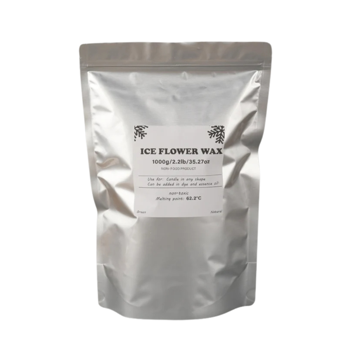 Snowflake Pearl White Sand Wax for Ice Flower DIY Candles