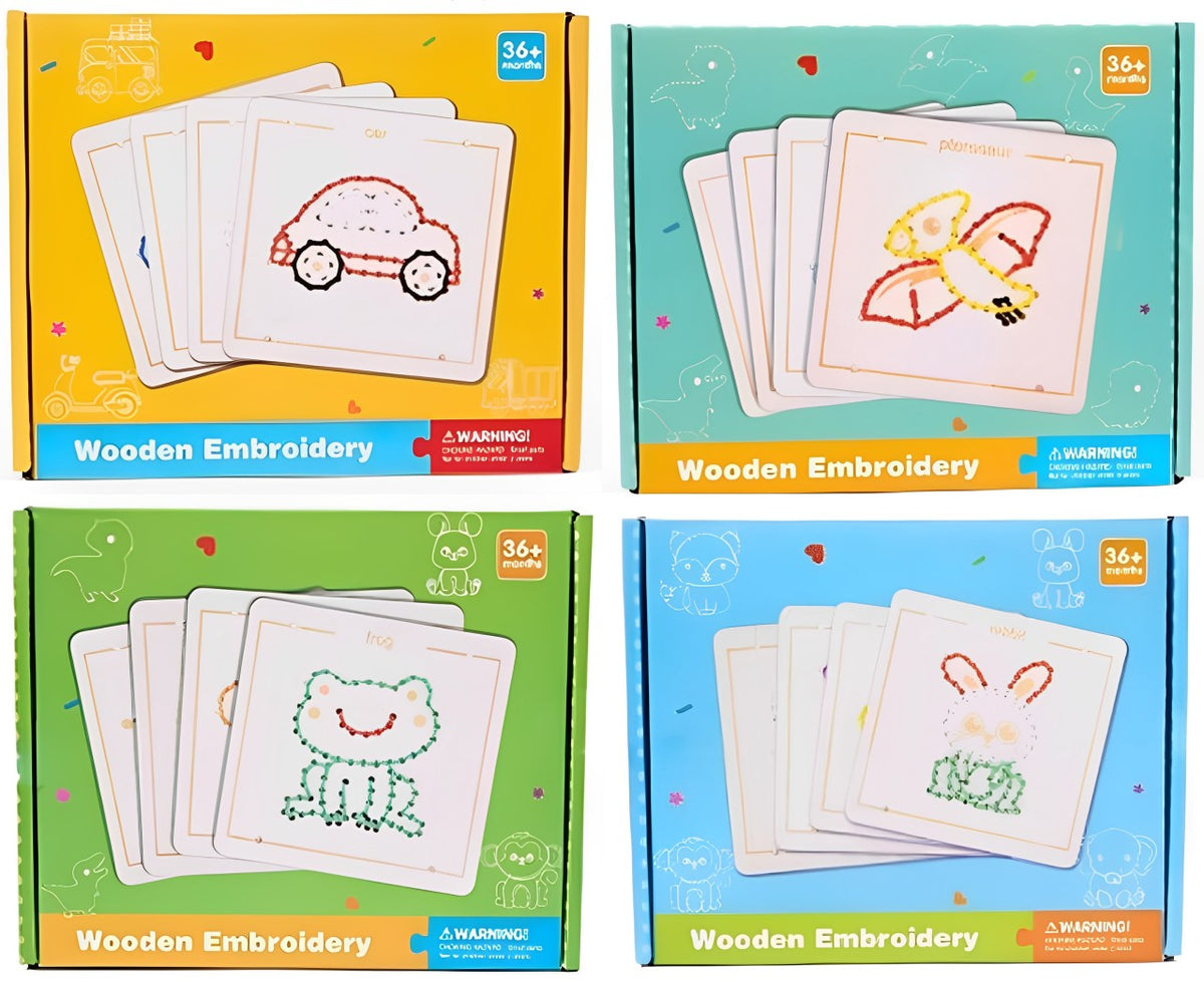 Creative Threading Adventure Toy for Skill Development