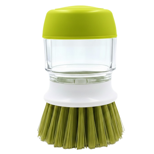 Dishwashing Brush with Soap Dispenser | Effortless Kitchen Cleaning Tool