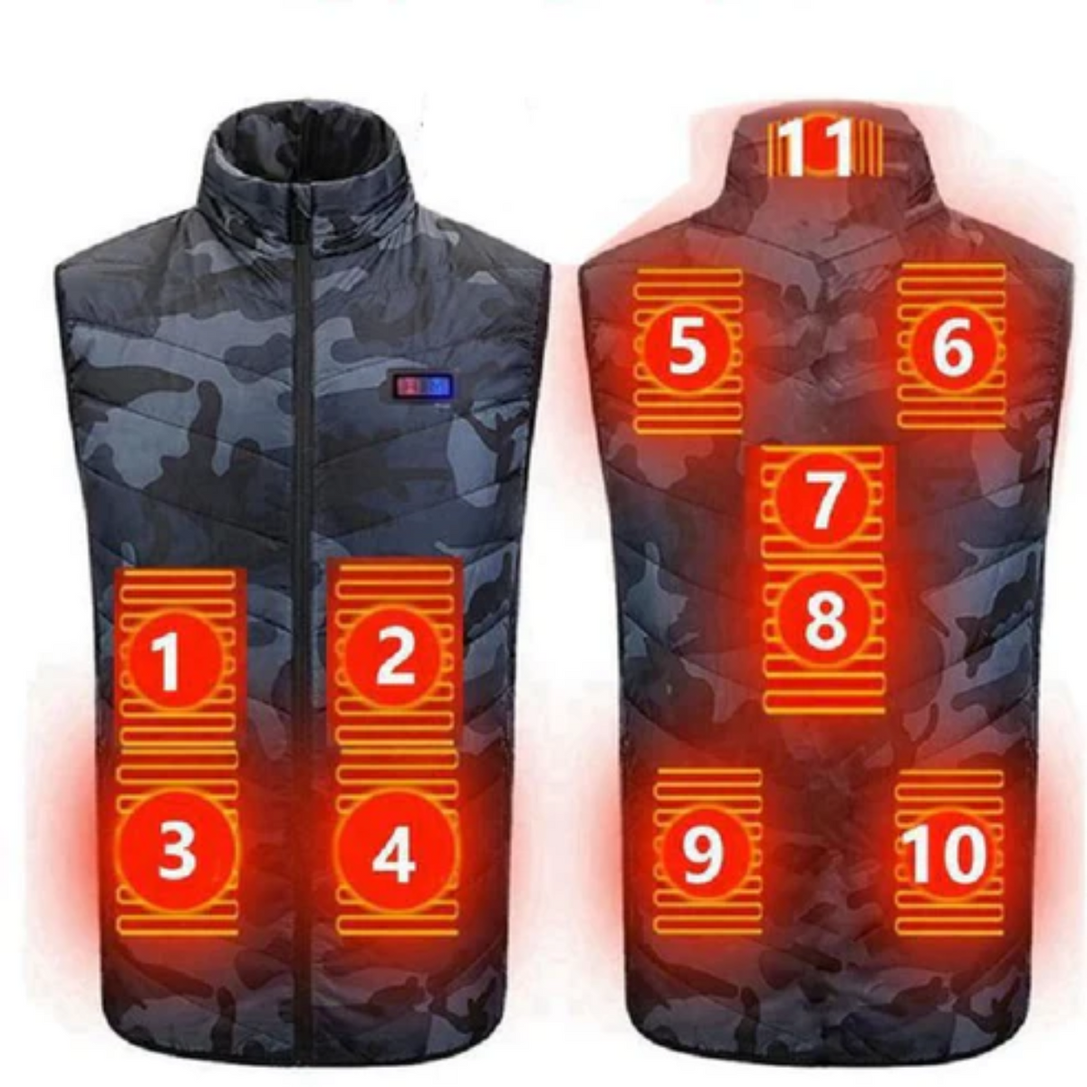 Jacket with Electric Heating – 11 Temperature Control Zones