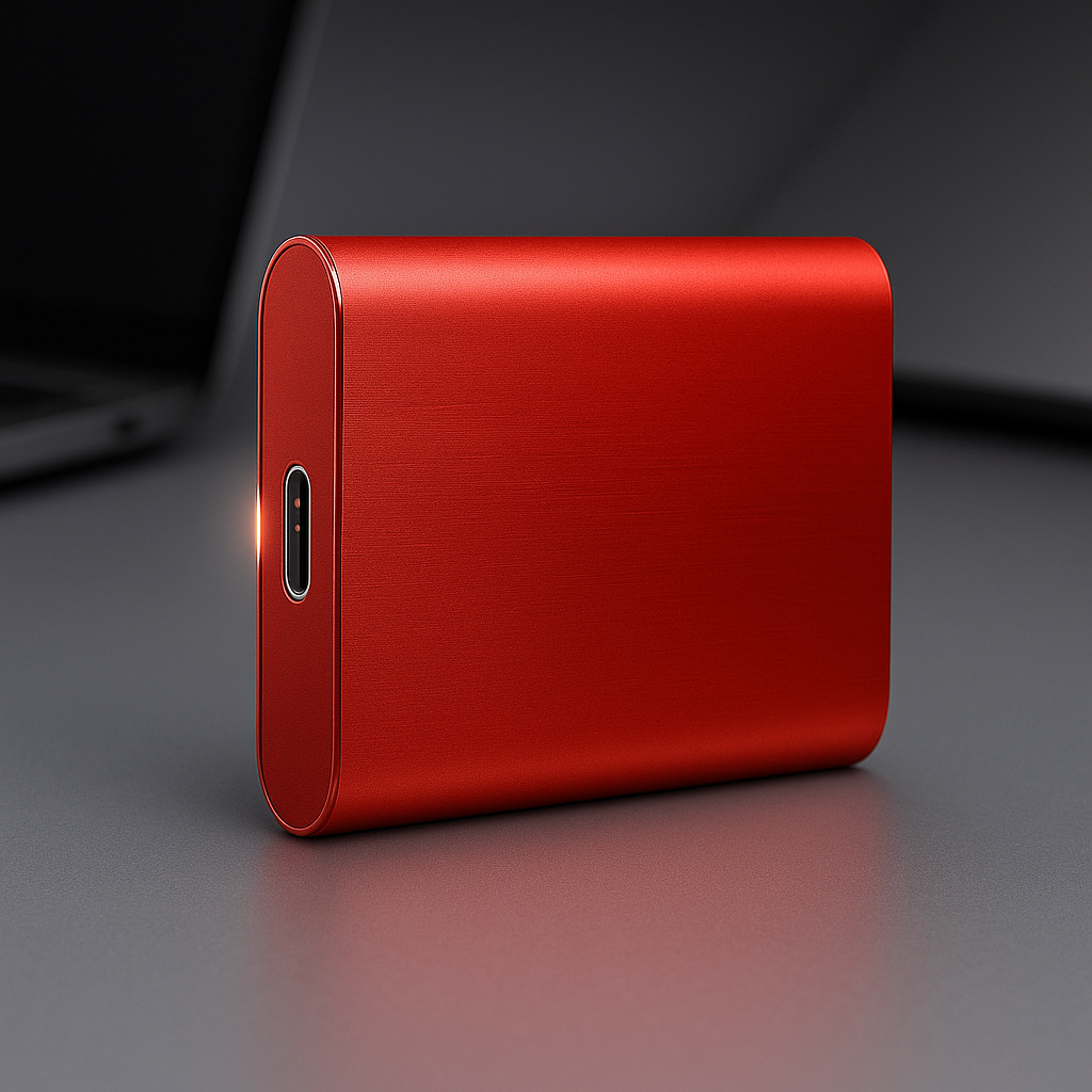 Compact External Hard Drive with High-Speed Performance