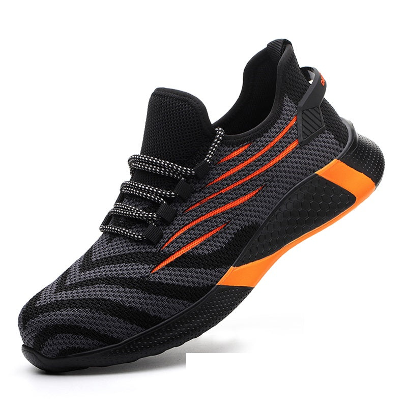 Breathable Sneakers with Anti-Smashing Safety Features