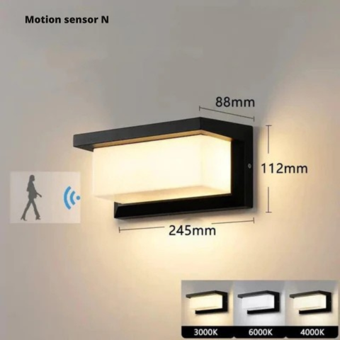 Smart Outdoor Wall Light | Motion-Activated & Weatherproof