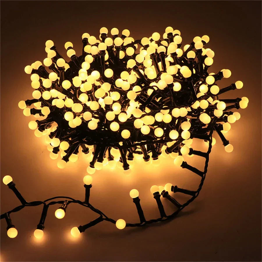 Waterproof LED Light String with Sparkling Effect