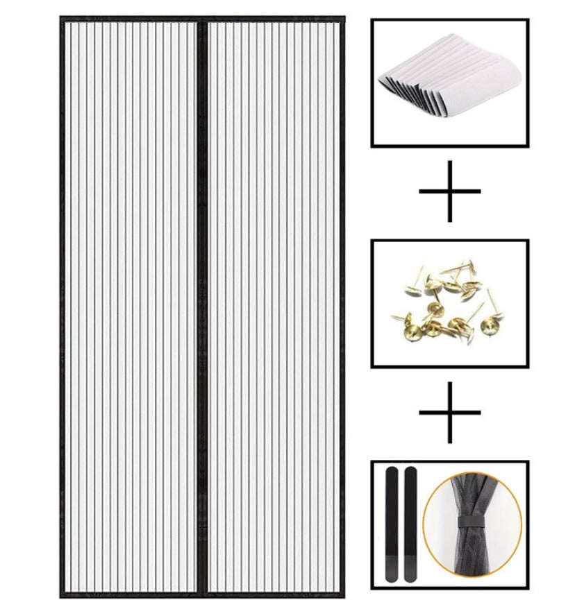 Magnetic Screen Door for Insect Protection