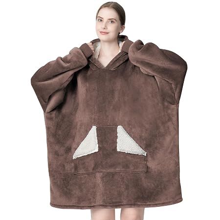 CozyWear Blanket Hoodie – Plush Oversized Fleece Sweatshirt