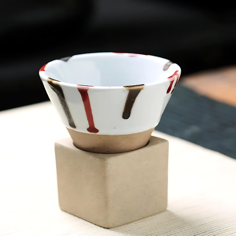Japanese-Inspired Set of Artisanal Mugs for Coffee and Tea