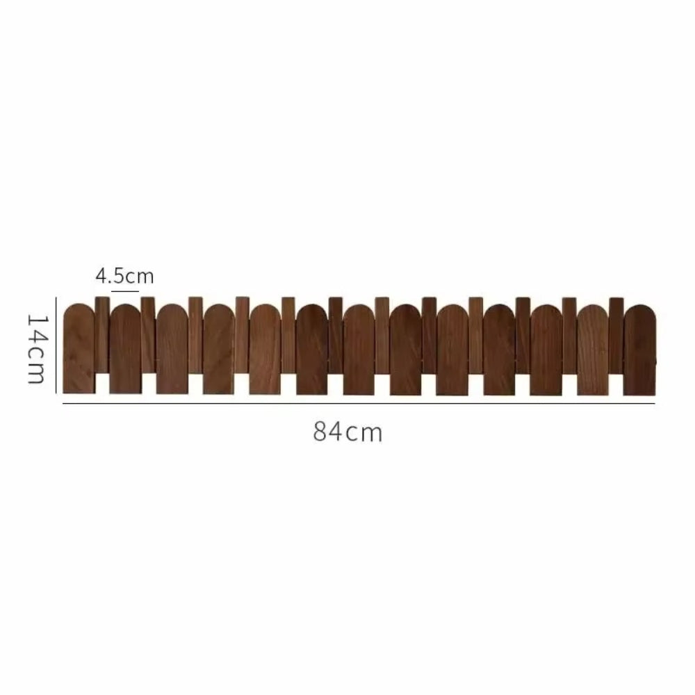 Stylish Wooden Coat Rack with Musical Design