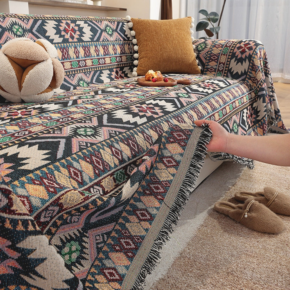 Chic Textured Couch Throw for Effortless Style